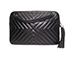 Diagonal chevron camera case, back view